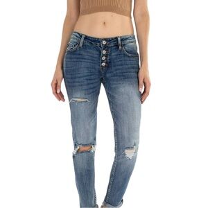 Kancan Distressed Skinny Jeans Size 1/24‎